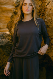 Dalia Top - Raisin