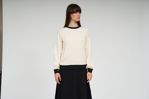 Daniella Faye Ribbed Top main image 0