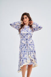 Loose Basic Dress - Blue Lapis   (Includes Complimentary Wrap)