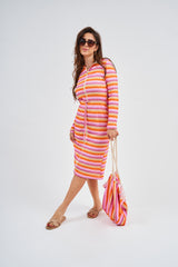 Modest Sunset Chevron Robe – Women's Fashion