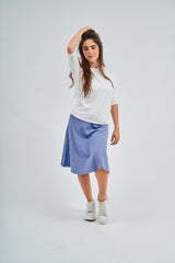 Dalia Skirt - Light Denim Wash