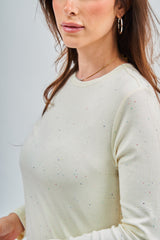Modest Cream Basic Top – Women's Fashion