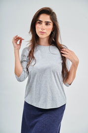 Heather Grey Tee
