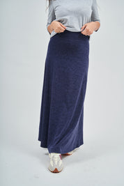 Denim Wash Dalia Maxi Skirt