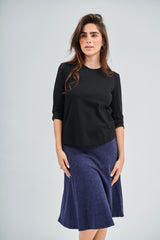 Modest Noir Black Tee – Women's Essential Top