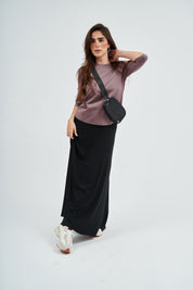 Black Dalia Maxi Skirt