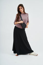 Black Dalia Maxi Skirt