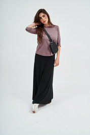 Black Dalia Maxi Skirt