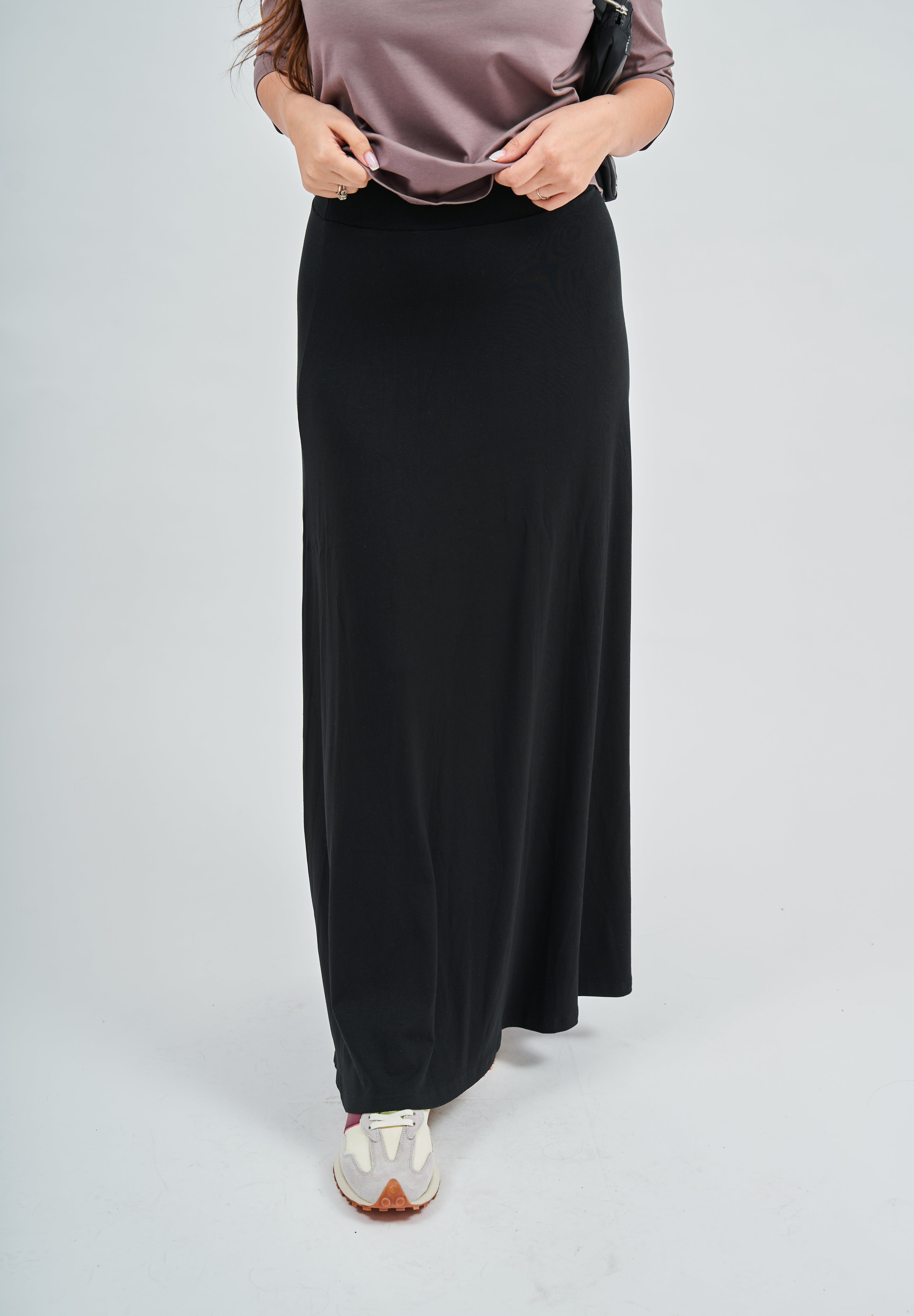 Black Dalia Maxi Skirt