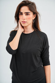 Dalia Top - Speckled Black