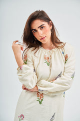 (Cotton) Sleeper Maxi Dress / Wild Flower