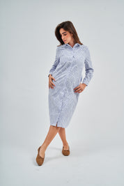Modest Cotton Fringe Dress with Pockets – Women's Fashion
