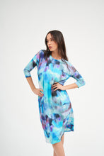 Load image into Gallery viewer, Square Dress - Blue Tye Dye