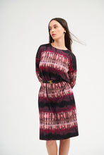 Load image into Gallery viewer, Square Dress - Maroon Tye Dye