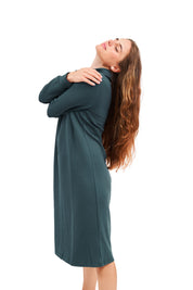 Modest Teal Serena Dress – Women's Fashion