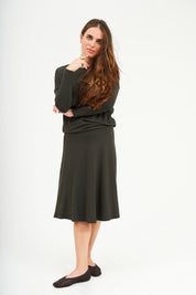 Modest Hunter Green Dalia Top – Women's Casual Top
