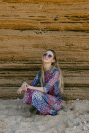Swing Dress - Peacock Print