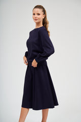 Modest Navy Shishi Skirt – Women's Fashion