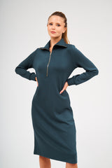 Modest Teal Serena Dress – Women's Fashion