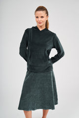 Riva Top with Hood - Jewel Teal