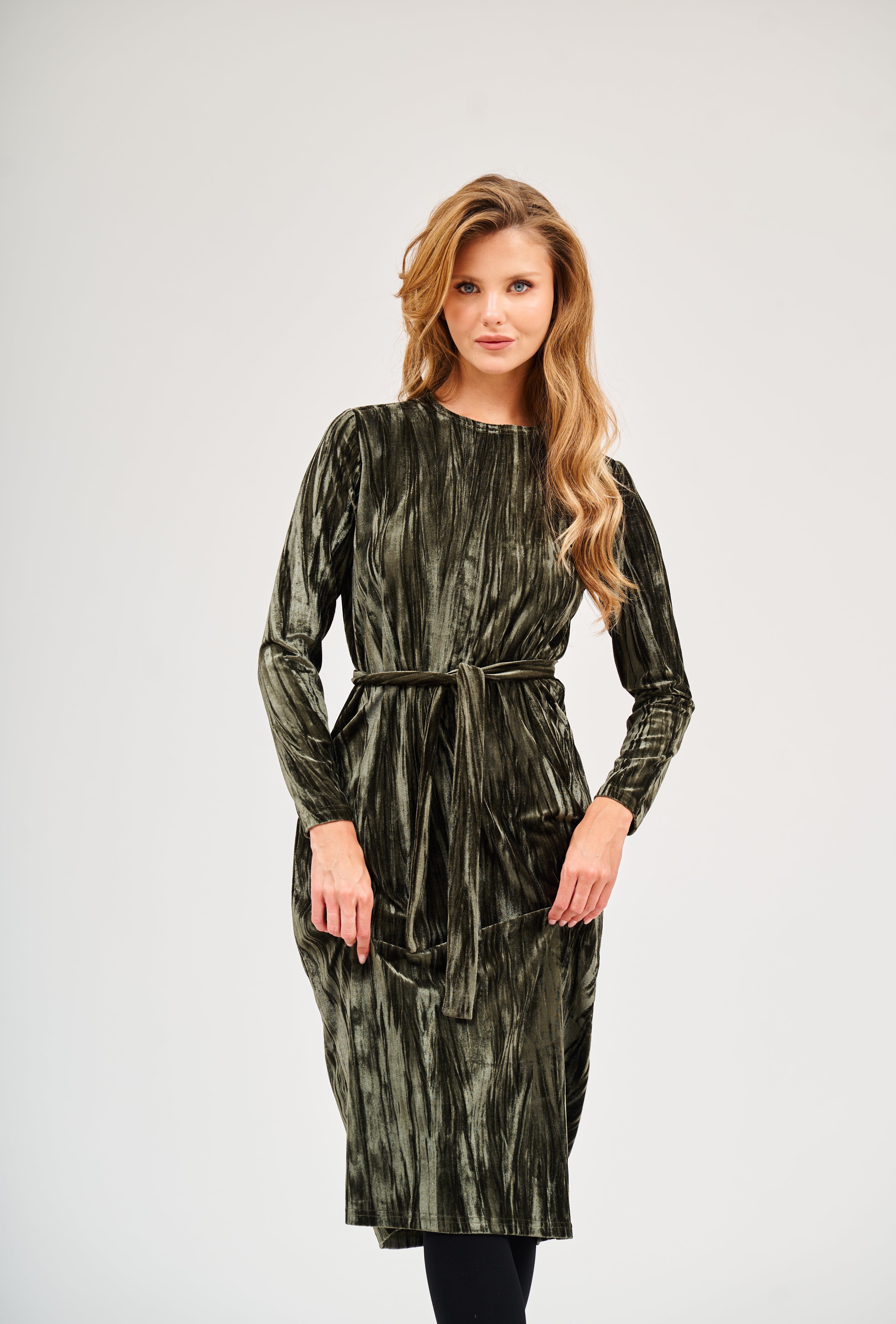 velvet loose dress Friederike