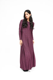 New Slant Maxi Sparkle Dress: Purple