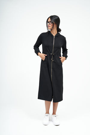 NW Hoodie Dress: Grey