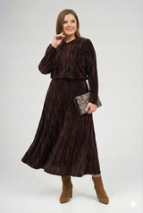 V-Neck Top - Hazelnut