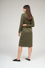 Load image into Gallery viewer, Jamie Zip Up Dress- Olive
