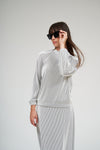 Riva Thick Ribbed Top- White