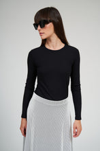 Load image into Gallery viewer, Riva Thick Ribbed Skirt- White