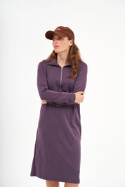 26WS1045 deep purple serena half zip