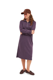 26WS1048 deep purple serena half zip