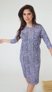 Square Dress - Ultraviolet