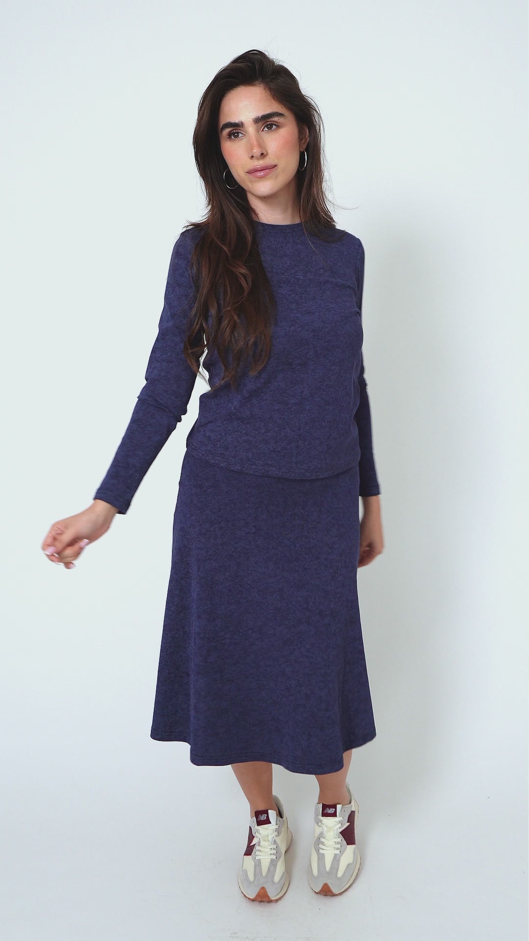 Denim Wash Basic Top