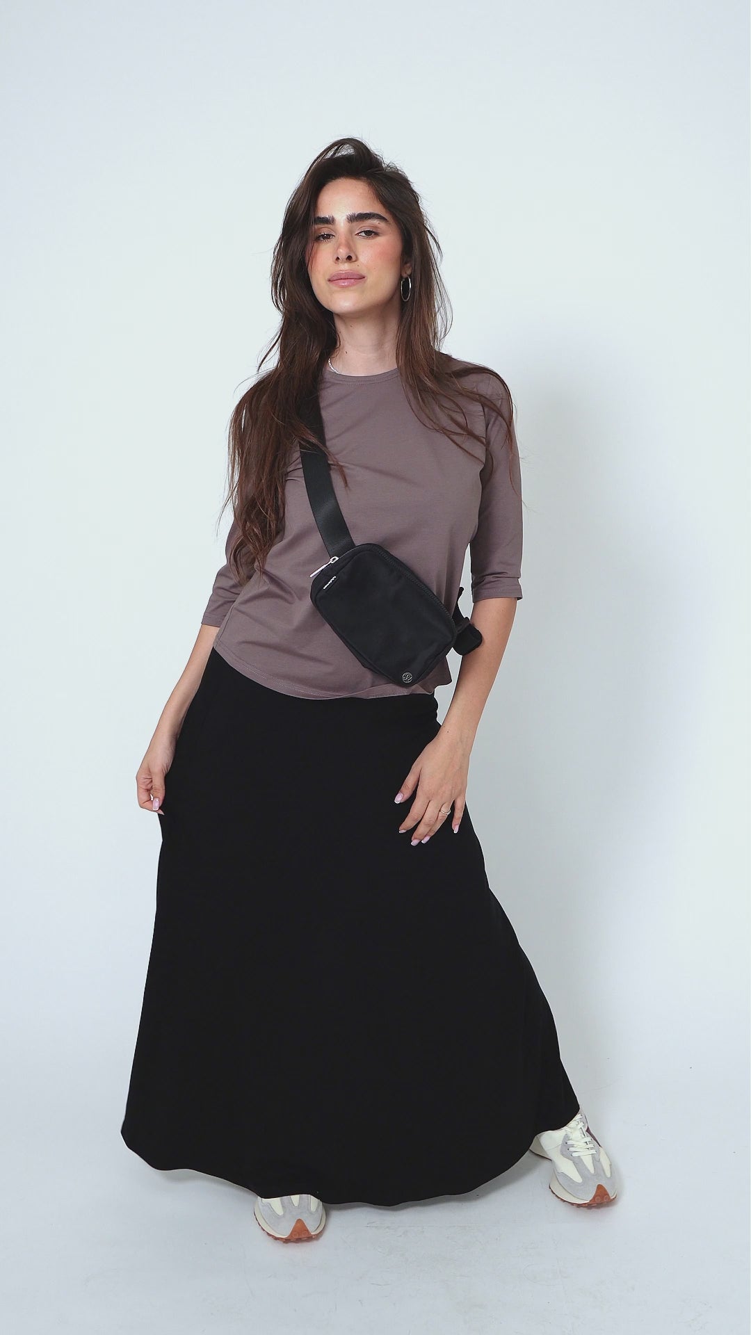 Black Dalia Maxi Skirt