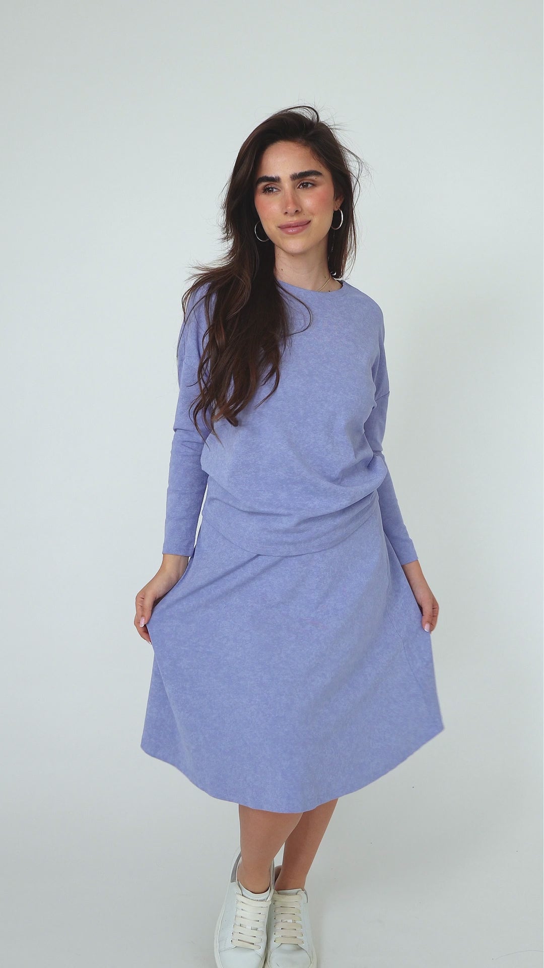 Dalia Skirt - Light Denim Wash