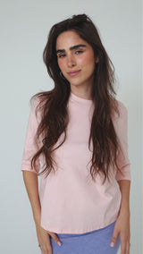 Modest Peach Tee – Women's Casual Top