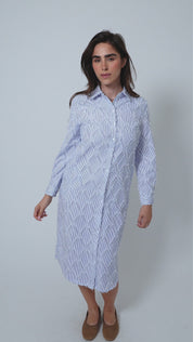 Modest Cotton Fringe Dress with Pockets – Women's Fashion