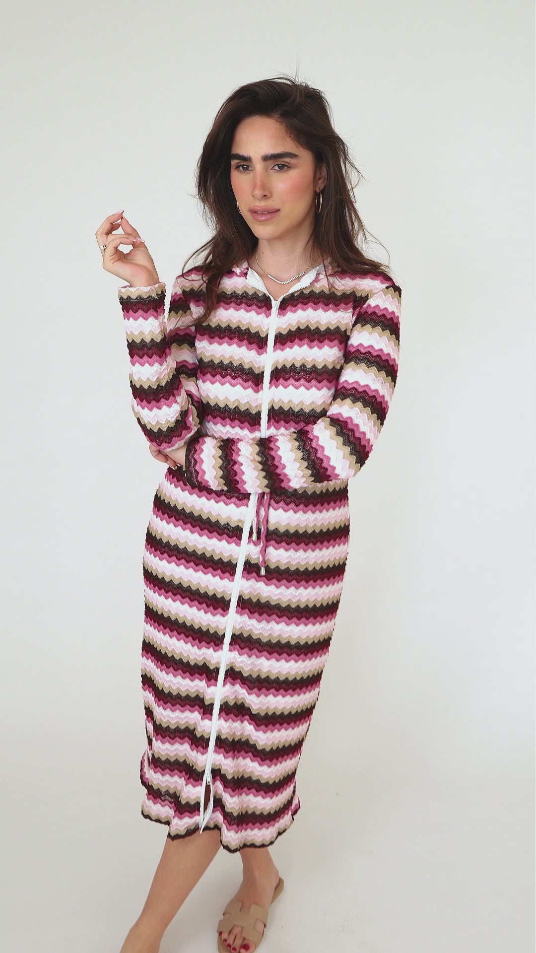 Beach Club Chevron Maxi