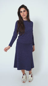 Modest Denim Wash Dalia Midi Skirt – Women's Fashion