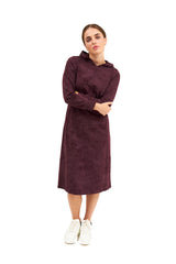 Serenity Modest Hoodie Dress — Plum